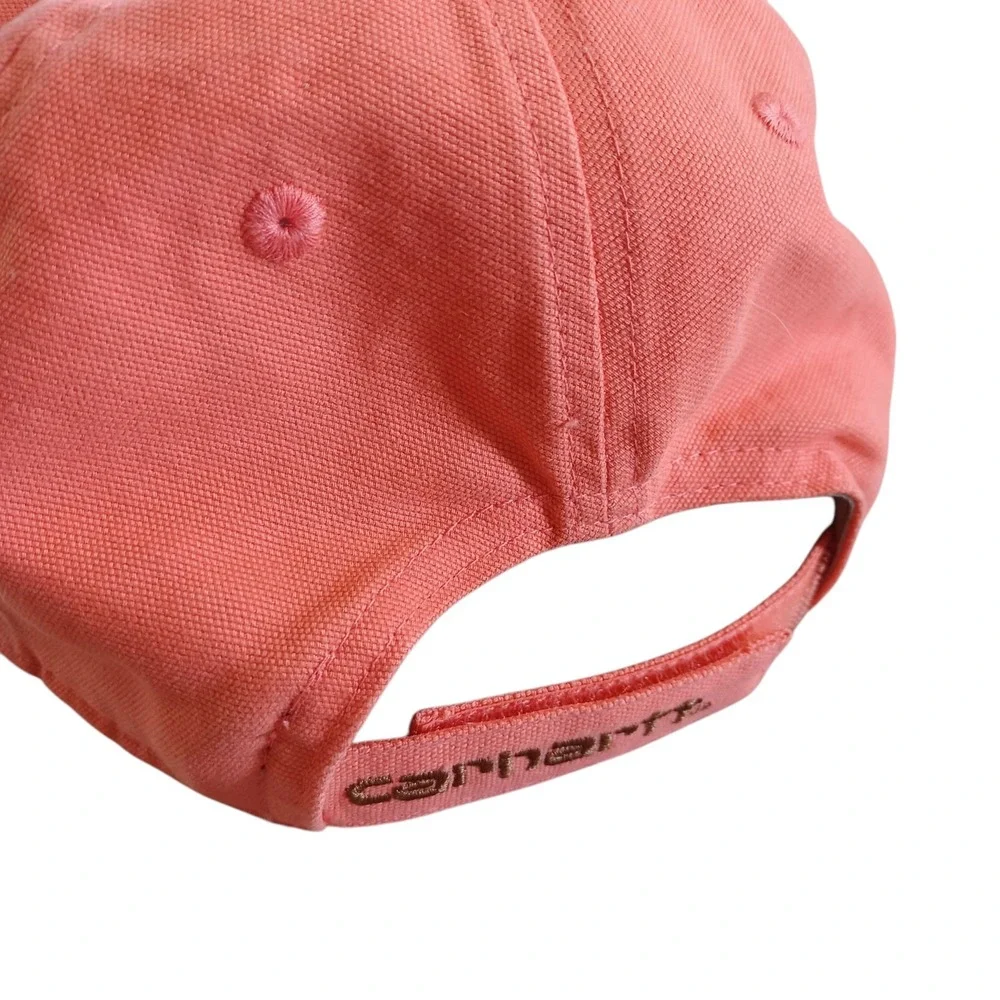 Carhartt Womens Pink‎ Canvas Adjustable Strap Back Work Hat